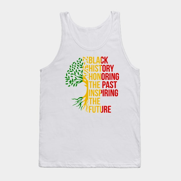 Black History Honoring The Past Inspiring The Future Teacher Tank Top by LEGO